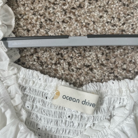 Ocean Drive White Top NWT Size M - Picture 5 of 6